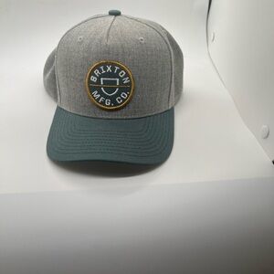 Brixton Two-Tone Gray and Teal Hat